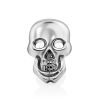 Silver Skull Mono Stud Earring, image 