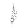 Silver Testosterone Molecule Pendant Hippocrates, image 
