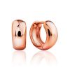 Rose Plated Silver Hoop Earrings The ICONIC, image 
