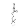 Silver Acetylcholine Molecule Pendant Hippocrates, image 