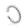 Chic Twisted Design Silver Cuff The Liquid, image 