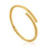 Fashionable Gilded Silver Bangle Bracelet The Silk, image 
