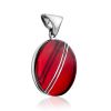 Stylish Oval Amber Pendant The Sangria, image 