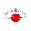Chic Design Silver Amber Bracelet The Sangria, image 