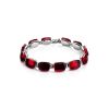 Stylish Red Amber Link Bracelet The Sangria, image 