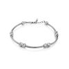 Simplistic Design Silver Beaded Bracelet The Sparkling, image 