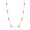 Bicolor Gilded Silver Necklace The Sparkling, image 