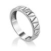 Minimalist Design Silver Ring, Ring Size: 7 / 17.5, image 