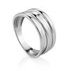 Minimalist Design Silver Ring, Ring Size: 6 / 16.5, image 