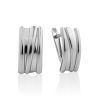 Minimalist Design Silver Earrings, image 