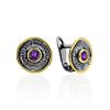 Flawless Silver Amethyst Earrings, image 