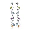 Exquisite Multicolor Gemstone Earrings, image 