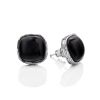 Versatile Silver Onyx Stud Earrings The Bella Terra, image 