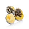 Fashionable Silver Amber Cluster Ring The Bella Terra, Ring Size: Adjustable, image 