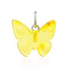 Chic Amber Butterfly Pendany, image 