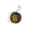 Elegant Green Amber Brooch The Rialto, image 
