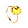 Natural Amber With Fossil Insect Ring The Clio, Ring Size: 8 / 18, image 