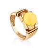 Honey Amber Golden Ring The Rondo, Ring Size: 5.5 / 16, image 