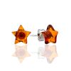 Cute Amber Star-Shaped Stud Earring, image 