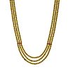 Multilayer Amber Beaded Necklace, image 