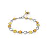 Luminous Amber Link Bracelet The Bee, image 