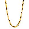 Two Tone Amber Beaded Necklace, image 