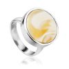 Minimalist Design Amber Ring The Palazzo, Ring Size: Adjustable, image 