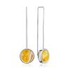 Fashionable Amber Fish Hook Earrings The Palazzo, image 