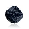 Trendy Wide Beaded Ring The Link, Ring Size: 5.5 / 16, image 