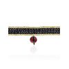 Stylish Beaded Choker With Amber The Link, image 