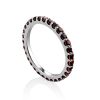 Shimmering Garnet Infinity Ring, Ring Size: 9 / 19, image 