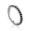 Dark Crystal Infinity Ring, Ring Size: 7 / 17.5, image 