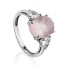 Ultra Chic Pink Quartz Ring, Ring Size: 8 / 18, image 