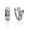 Elegant Marquise Cut Amethyst Earrings, image 