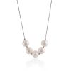 Stylish Pearl Necklace, Length: 45, image 