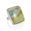 Nature-Inspired Cocktail Ring With Vesuvianite And Violane The Bella Terra, Ring Size: Adjustable, image 