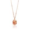 Trendy Rose Plated Silver Necklace, image 