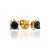 London Blue Topaz Stud Earrings, image 