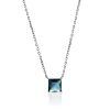 Blue Crystal Pendant Necklace, image 