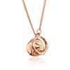 Stylish Rose Gold Plated Necklace The Liquid, image 