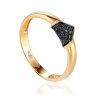 Shimmering Black Diamond Ring, Ring Size: 6.5 / 17, image 