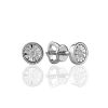 Minimalist Diamond Stud Earrings, image 