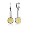 Chunky Natural Amber Earrings The Palazzo, image 
