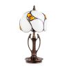 Cognac Amber Table Lamp With Brass, image 