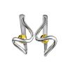 Lemon Amber Earrings In Sterling Silver The Leia, image 