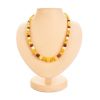 Multicolor Amber Ball Beaded Necklace, image 