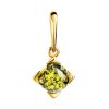 Amber Pendant In Gold The Rondo, image 