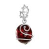 Cherry Amber Pendant In Sterling Silver The Toscana, image 