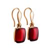 Amber Earrings In Gold The Sangria, image 