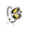 Sweet Honey Amber Apple Ring In Sterling Silver The Confiture​, Ring Size: 11.5 / 21, image 